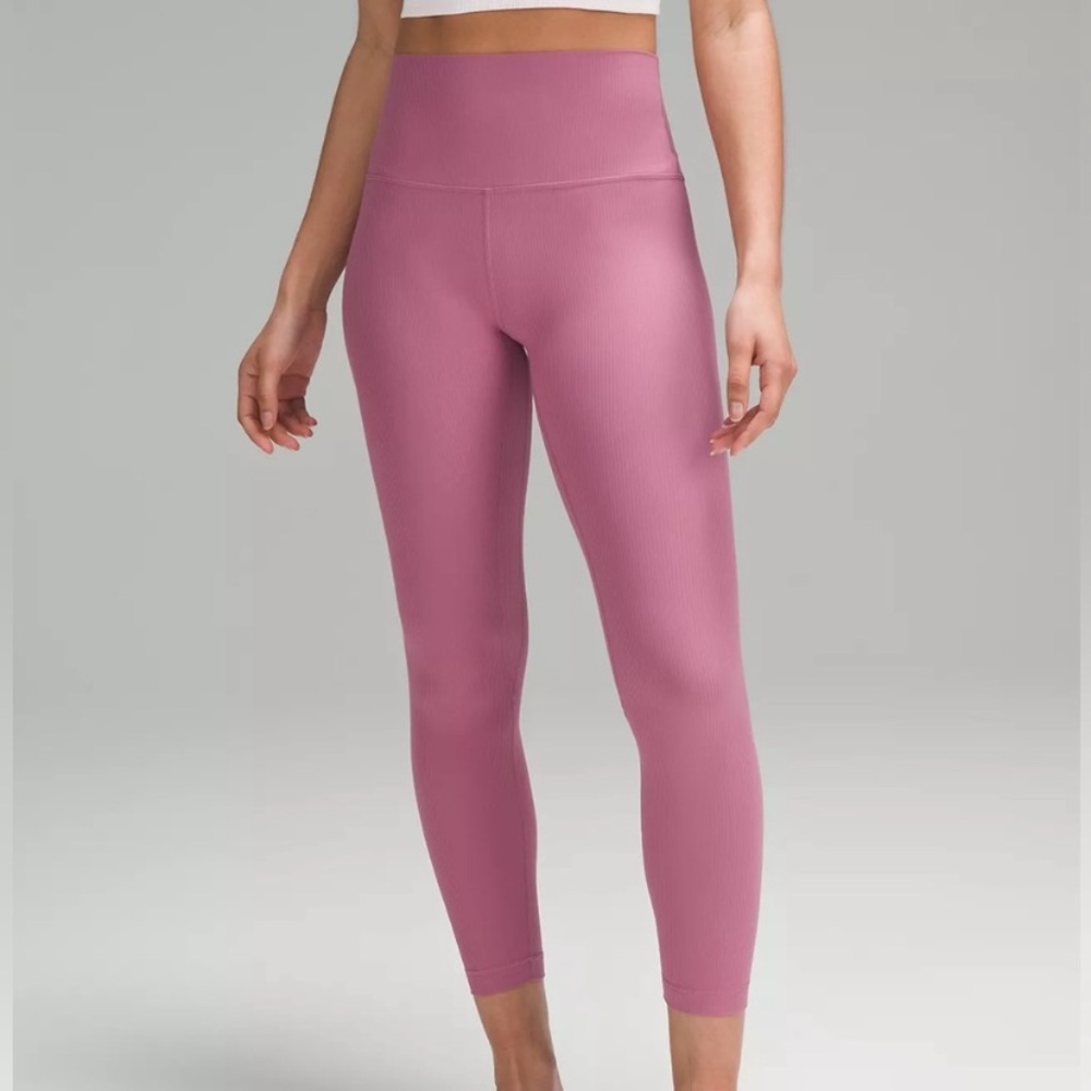Women's Pink High-Waisted Leggings
